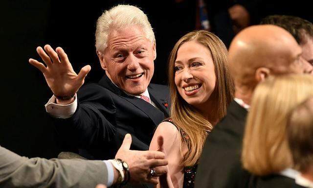 Bill Clinton und Tochter Chelsea.