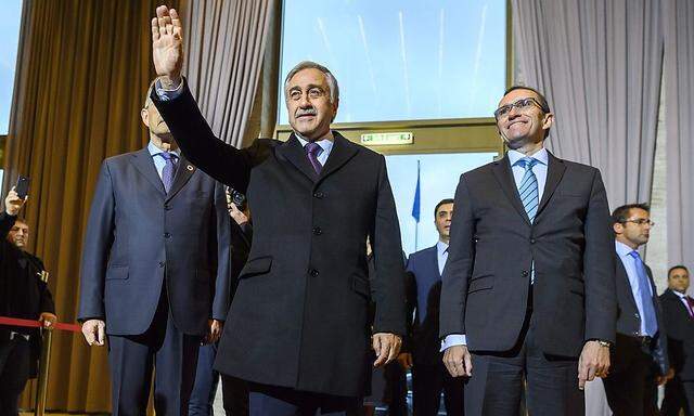 Der türkisch-zypriotische Führer zu Auftakt der Gespräche.