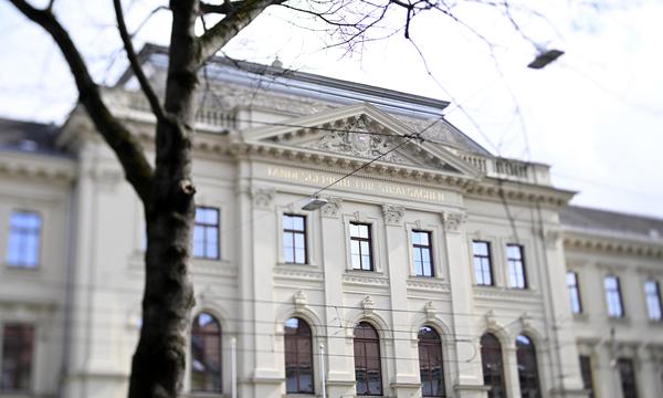 Außenaufnahme des Straflandesgerichts in Graz, aufgenommen am Freitag, 08. März 2024. 
