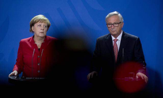 Merkel Juncker DEU Deutschland Germany Berlin 28 09 2016 Bundeskanzlerin Angela Merkel und Jean