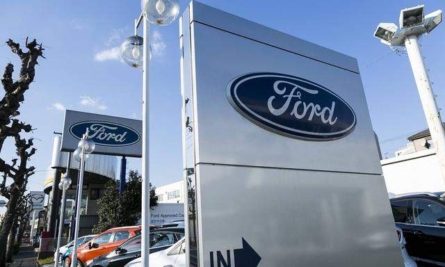 Ford vehicles on sale at a car dealership in Tokyo Japan on January 26 2016 Ford Motor Co annou