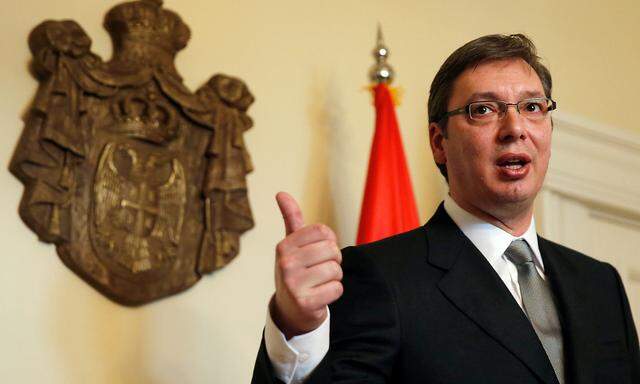 Serbiens Premier Vučić