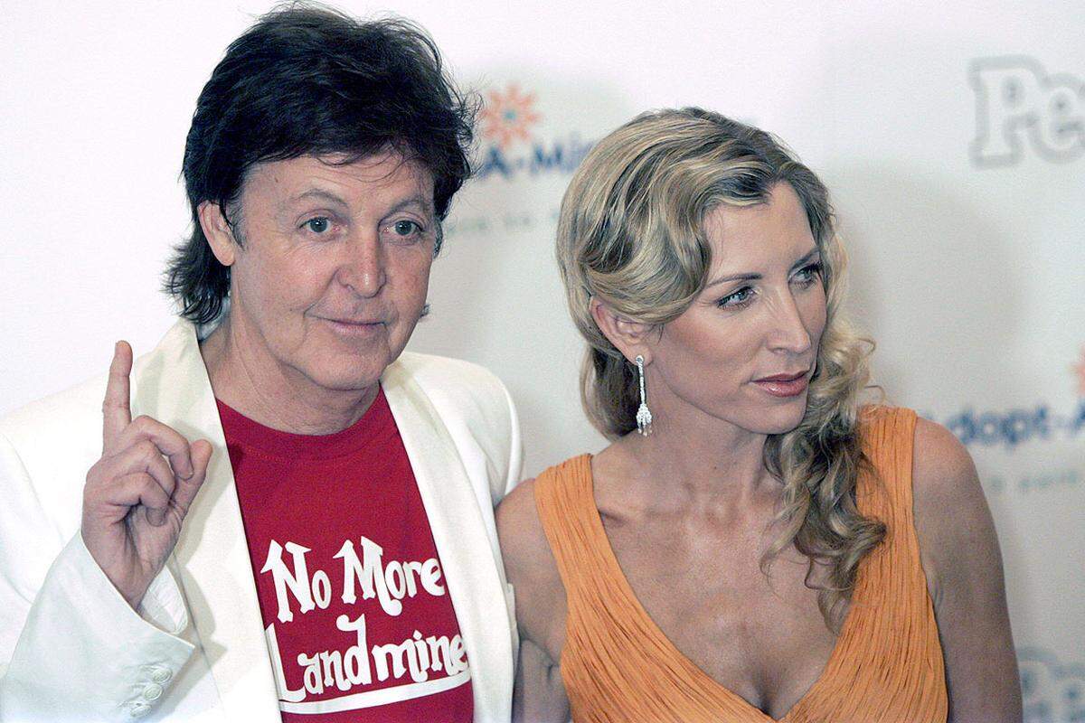 2002 heiratete McCartney das Model Heather Mills (43).