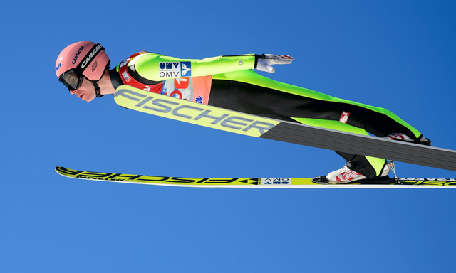 Stefan Kraft fliegt, auch er wurde von Andreas Mitter geschult. 