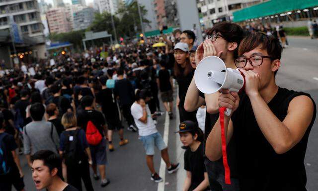  In Hongkong wird erneut gegen das Auslieferungsgesetz demonstriert
