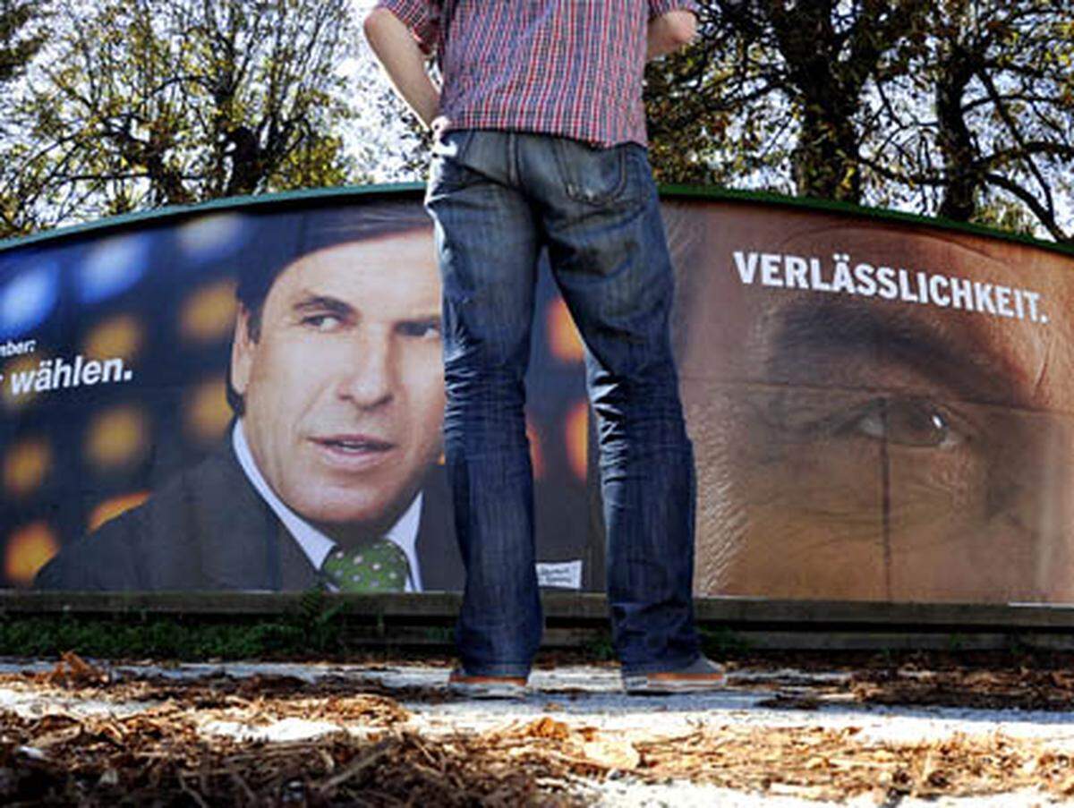 Sieben Parteien gehen bei der Steiermark-Wahl am 26. September ins Rennen. Ein Streifzug durch den Plakate-Wald in den Straßen des Bundeslandes.