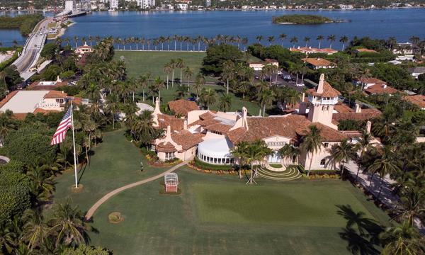 Luftaufnahme von Mar-a-Lago