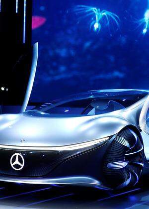 Mercedes-Benz Vision AVTR bei der 2020 CES in Las Vegas