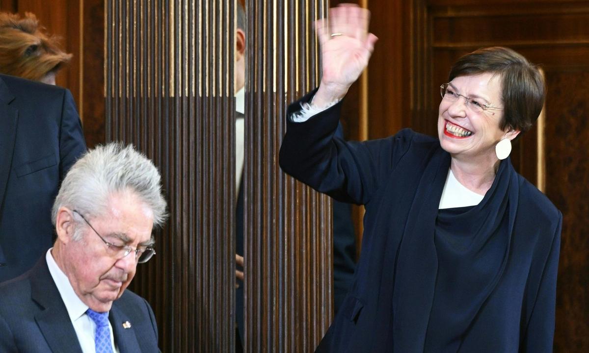 Alt-Bundespräsident Heinz Fischer und Doris Schmidauer