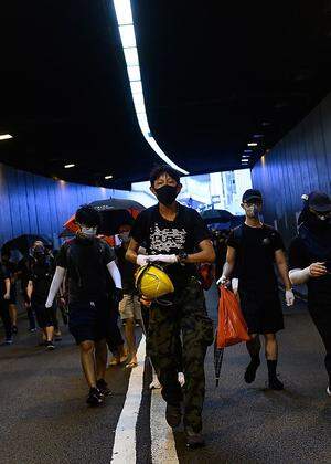 HONG KONG-CHINA-POLITICS-UNREST