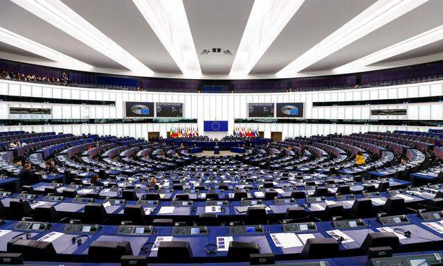 Plenary session at the European Parliament in Strasbourg