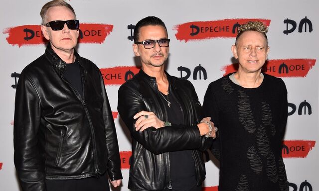 Andrew Fletcher, Dave Gahan und Martin Gore sind Depeche Mode.