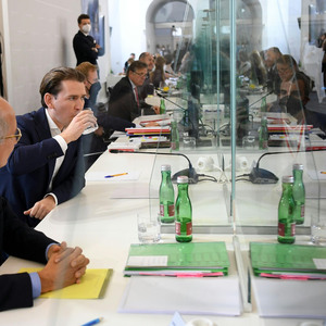 Der damalige Bundeskanzler Sebastian Kurz im Ibiza-U-Ausschuss.