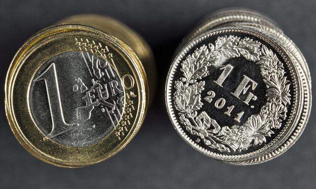 Symbolbild: Euro und Schweizer Franke 