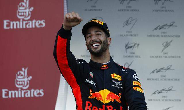 Daniel Ricciardo und Red Bull jubeln über den ersten Sieg in dieser Saison.