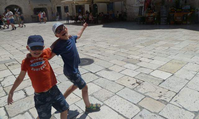 Felix (7) und Max (9) waren in Kroatien.