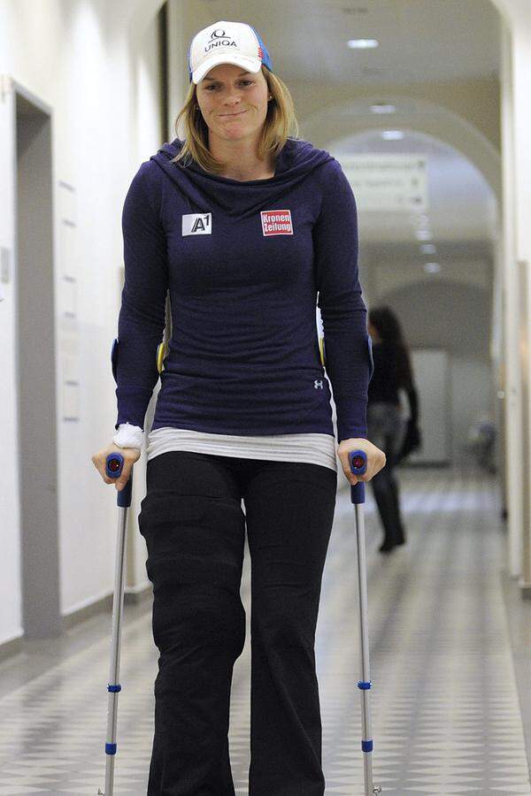 Auf dem Weg zur Heim-WM in Schladming wurde Schild erneut von einer Verletzung gebremst: Bei einem Trainingslauf in Aare im Dezember 2012 einen Innenbandriss im rechten Knie zu.