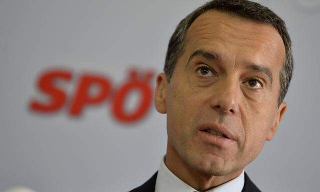 SPÖ-Chef Bundeskanzler Christian Kern