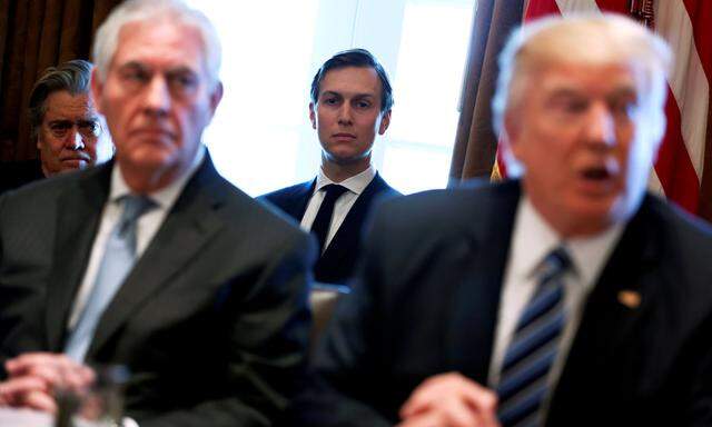 FILE PHOTO: Jared Kushner attends Trump cabinet meeting at the White House in Washington