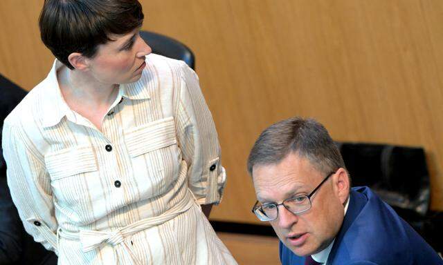 Die Klubchefs von Grünen und ÖVP, Sigrid Mauer und August Wöginger, können sich auf Hilfe aus den Ministerien verlassen. 