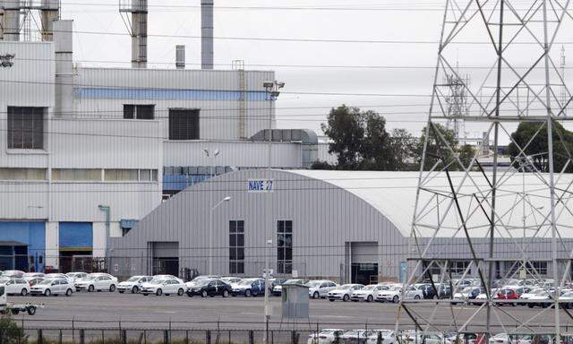The Volkswagen (VW) automobile manufacturing plant is seen in Puebla near Mexico City