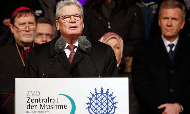 Der deutsche Bundespräsident Joachim Gauck.