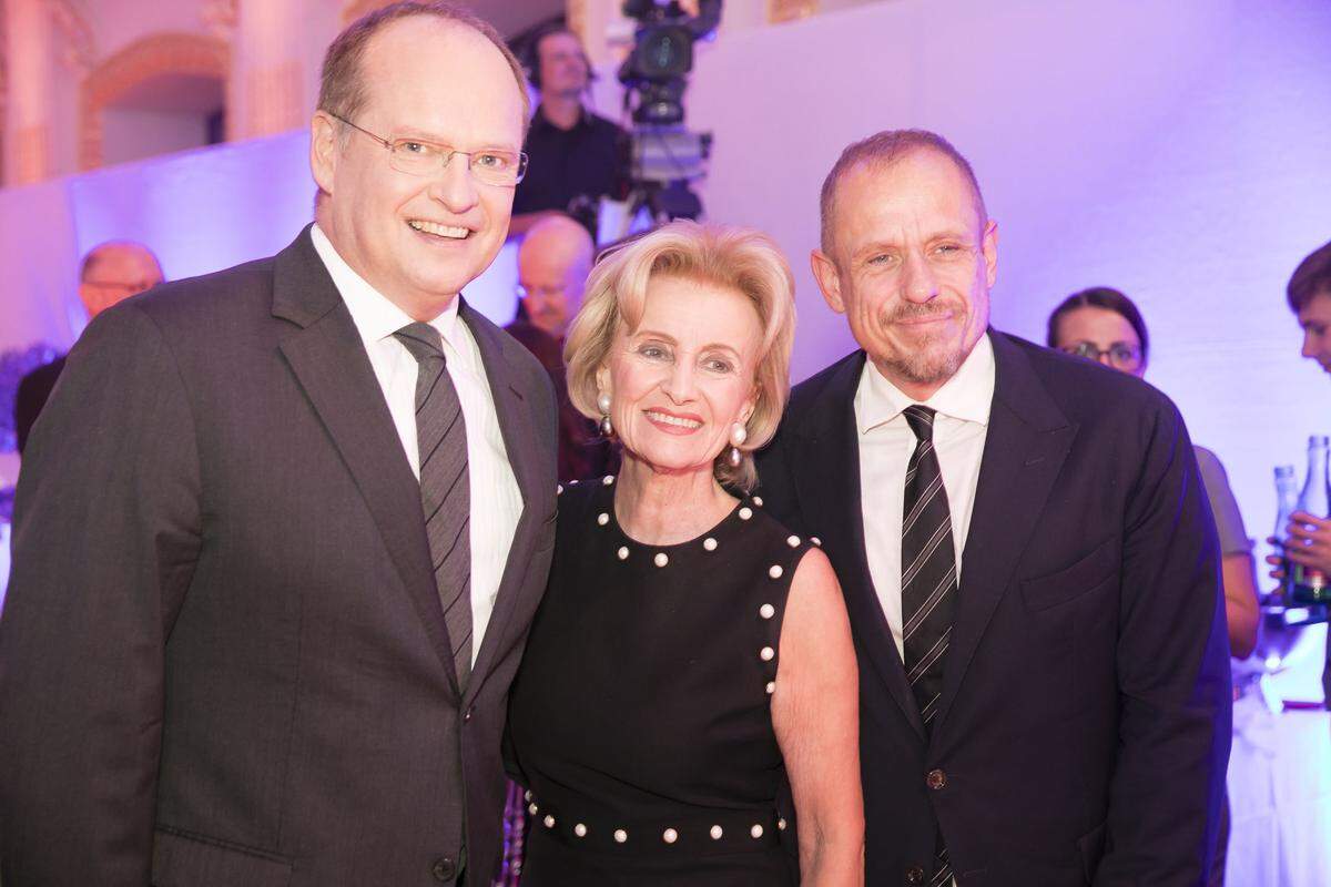 Bundestheater-Holding-Chef Christian Kircher, Sacher-Chefin Elisabeth Gürtler und Gery Keszler,