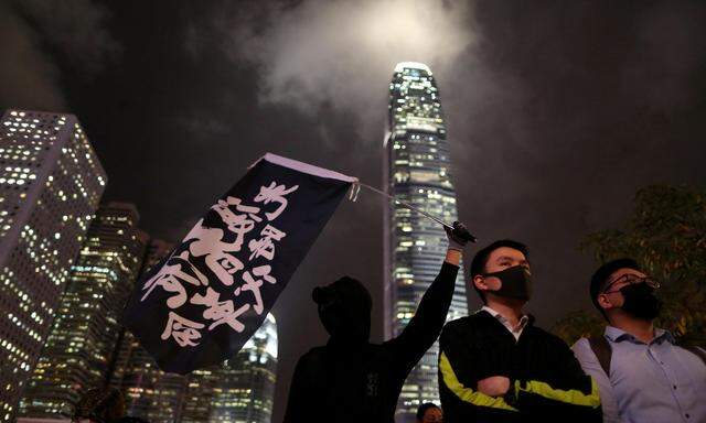 Demonstranten in Hongkong 2019: Die Regierung geht hart gegen Kritiker vor.