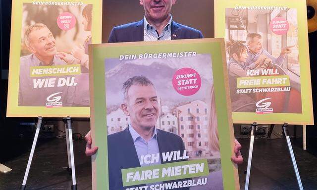 nnsbrucks Grünen-Bürgermeister und Spitzenkandidat Georg Willi 