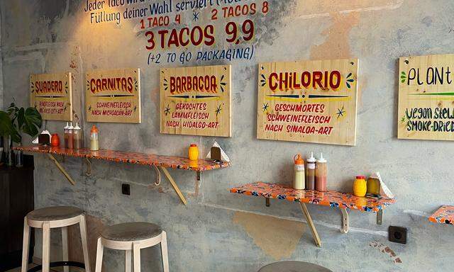 In der Taqueria Chiquitita gibt es nur Tacos. Sonst nichts.