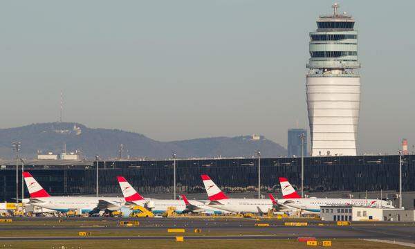 Symbolbild: Blick auf den Flughafen Wien-Schwechat