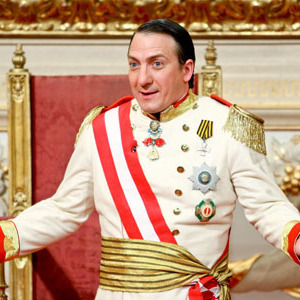 Wir sind Kaiser. Österreich ist wieder Monarchie! - Die Satire-Talkshow mit Seiner Majestät, Robert Heinrich I (gespielt von Robert Palfrader). Im Bild: Robert Palfrader. SENDUNG: ORF1, DO, 18.06.2009, 21:55 UHR.