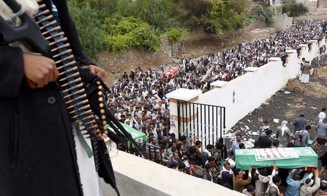 YEMEN HOUTHIS FUNERAL