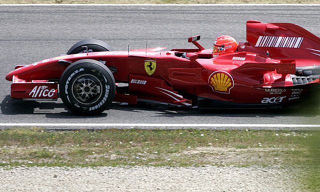Michael Schumacher wieder im Ferrari