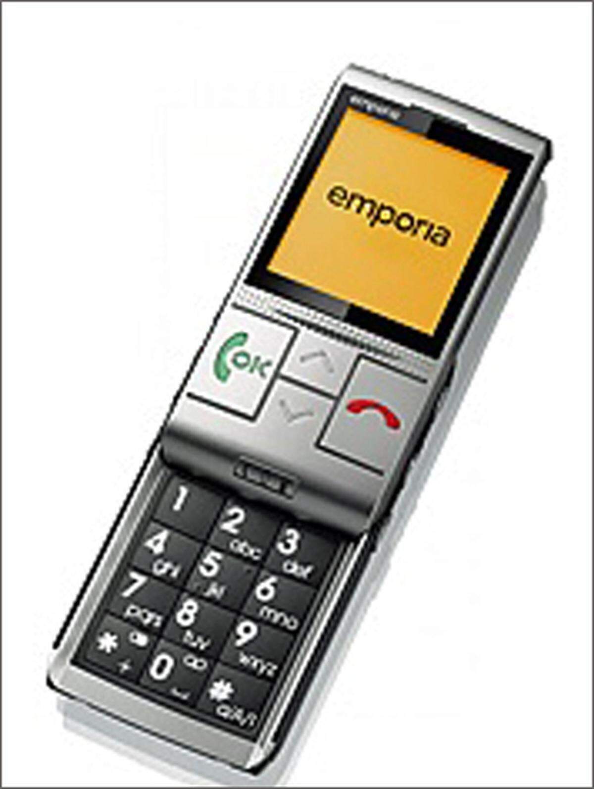 Die "Urmutter" der Senioren-Handys war das Emporia. Nun gibt es seinen Nachfolger, das  Emporia LifePlus. Es hat wie sein Vorgänger große Tasten und nur die Grundfunktionen eines Handys.