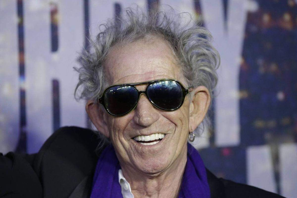 Ein richtiger Rolling Stone lässt sich auch nicht lumpen, wenn es um die Vorsorge geht. Keith Richards Finger sind um 1,2 Millionen Euro versichert.