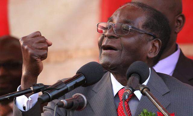 Archivbild: Simbabwes Langzeitherrscher Robert Mugabe