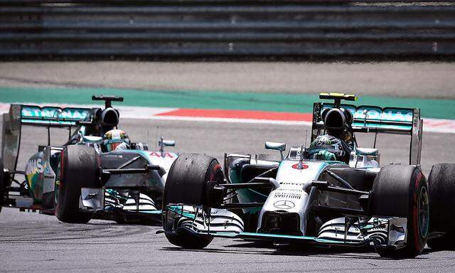 Nico Rosberg gegen Lewis Hamilton