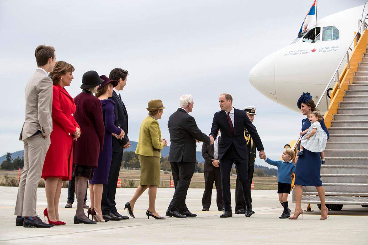George, "der künftige König", wie ihn britische Medien gerne nennen, ist zur einwöchigen Reise in Kanada eingetroffen.