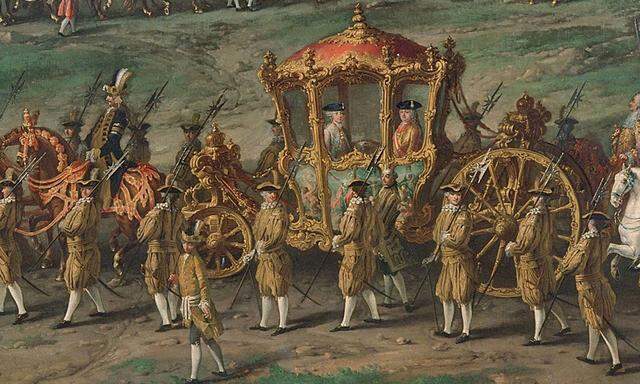 Krönungsreisen als organisatorische Höchstleistung des Hofs: Joseph II. anno 1764 auf dem Weg nach Frankfurt am Main.