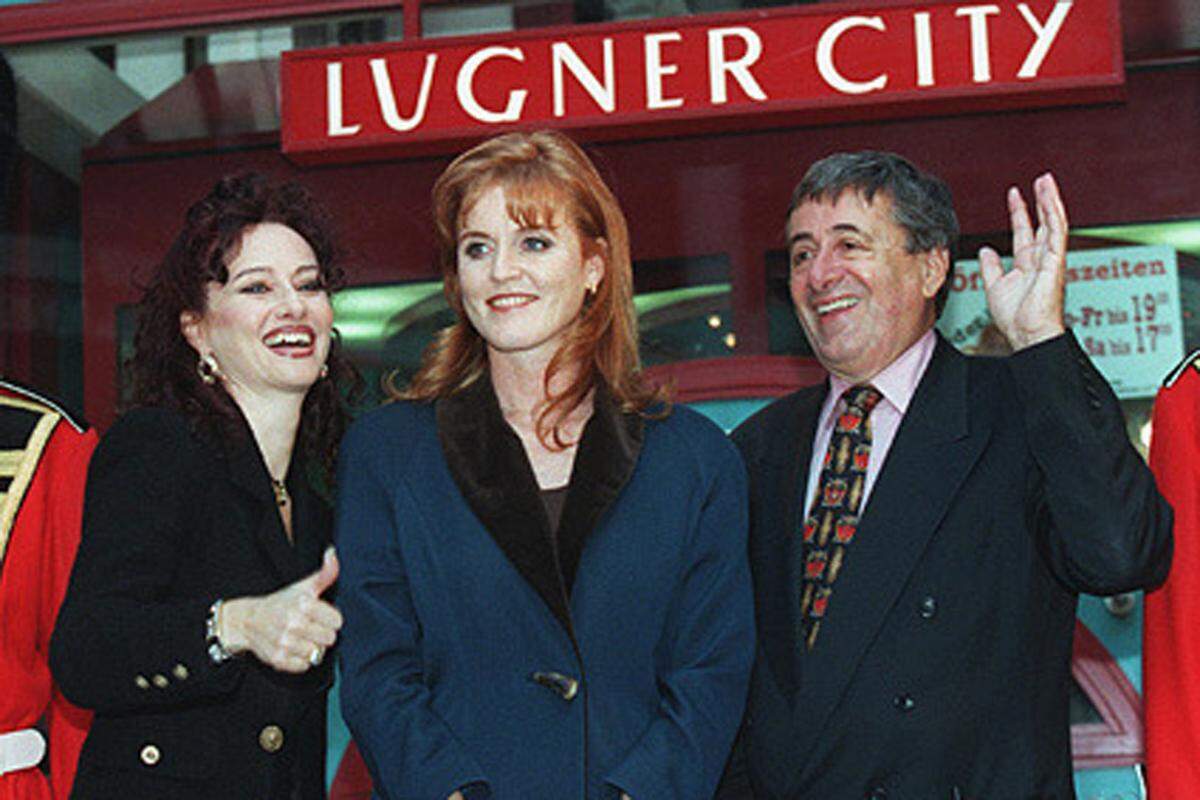 Royalen Besuch erhielt Richard Lugner 1997 von "Fergie", der umtriebigen, ehemaligen Herzogin von York.