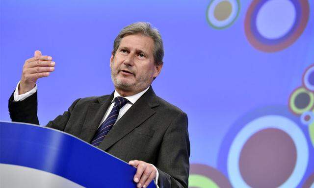 EU-Erweiterungskommissar Johannes Hahn.