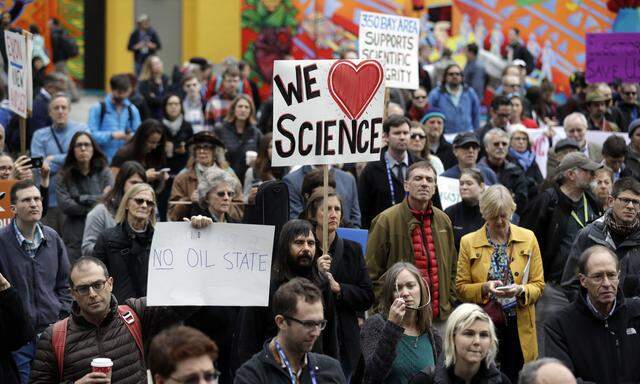 In San Francisco demonstrierten Forscher bereits im Dezember. Für den Wiener Marsch gab es online 1000 Zusagen – und 150.000 Interessenten.
