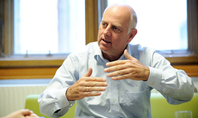 Archivbild: Christoph Chorherr 2016 bei einem "Presse"-Interview