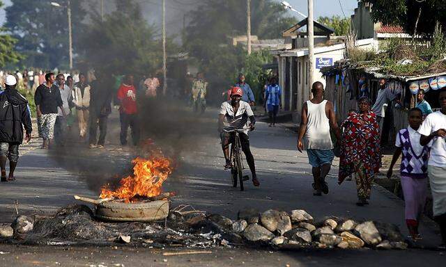 Seit Tagen hat es schwere Zusammenstöße in der Hauptstadt Bujumbura gegeben