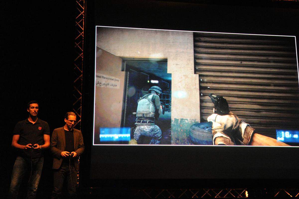 Positives Raunen löste die Bekanntgabe des Kooperations-Modus in "Battlefield 3" aus. Zwei Entwickler demonstrierten anhand einer Mission, wie dieser funktioniert.