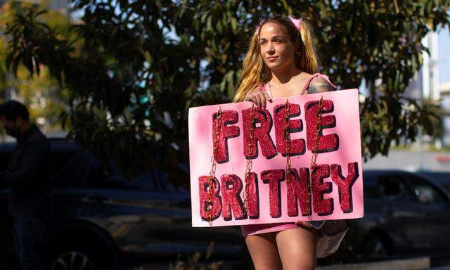 Unterstützerin der #FreeBritney-Bewegung