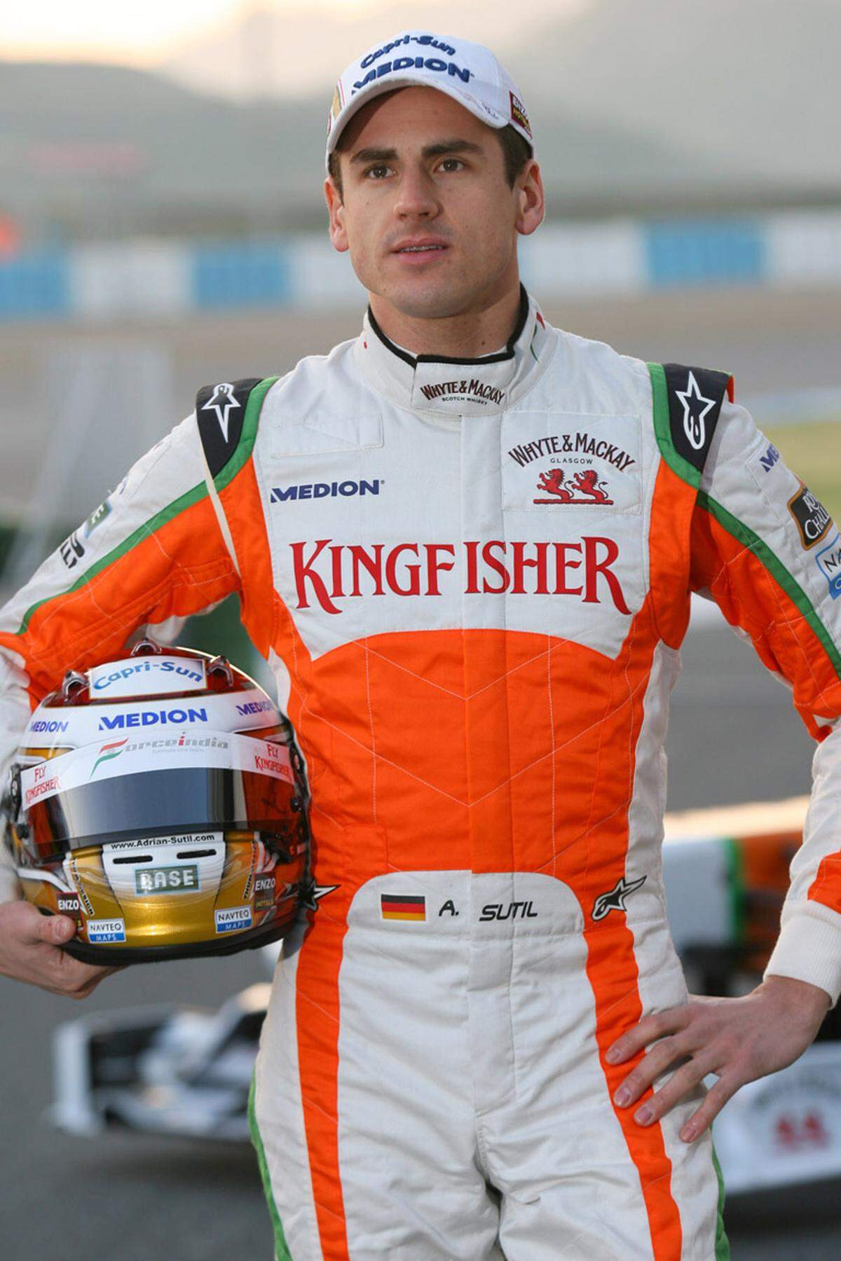 Adrian Sutil (GER)  Geboren: 11. Jänner 1983 in Starnberg  Erster Grand Prix: 18. März 2007 Australien  GP-Starts: 71  GP-Siege: 0  Bisherige Teams: Spyker (2007)  Größter Erfolg: Platz vier 2009 in Italien