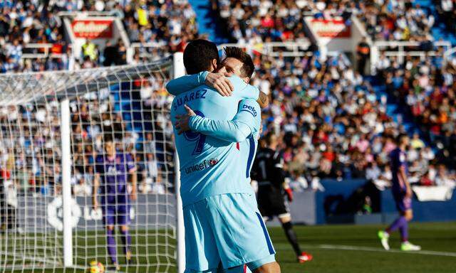 Neymar mag fehlen, Messi und Suarez aber bleiben das Herz der Barcelona-Offensive.