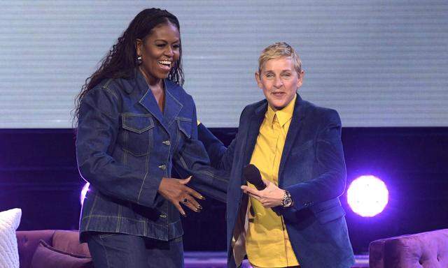 Michelle Obama wurde am Dienstag von Ellen DeGeneres interviewt.